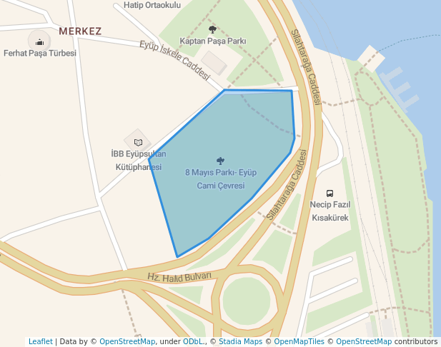 8 Mayıs Parkı- Eyüp Cami Çevresi