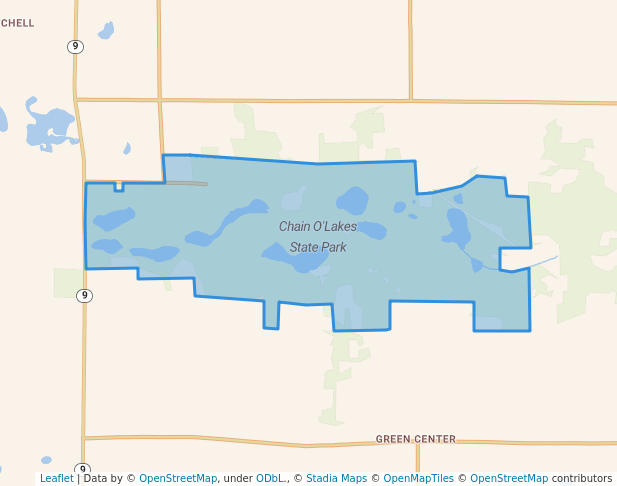 Chain O'Lakes State Park