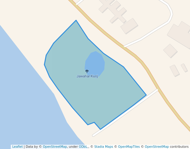 walking in Jawahar Kunj map in Barrackpore