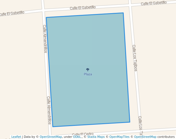 Plaza in Montero | Map and Routes