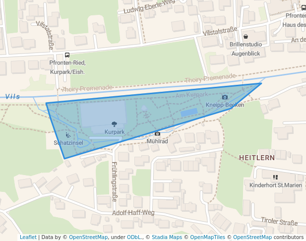 Kurpark in Pfronten | Map and Routes