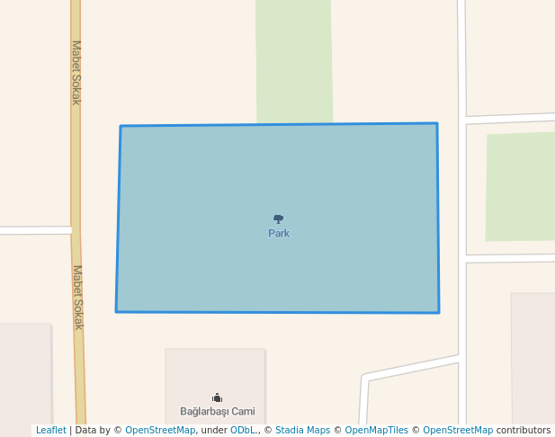 walking in Park map in Konya