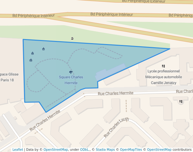 Square Charles Hermite