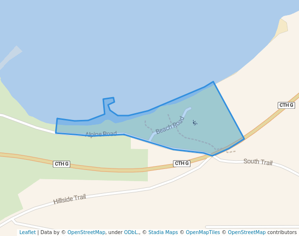 walking in Beach View Park map in Egg Harbor