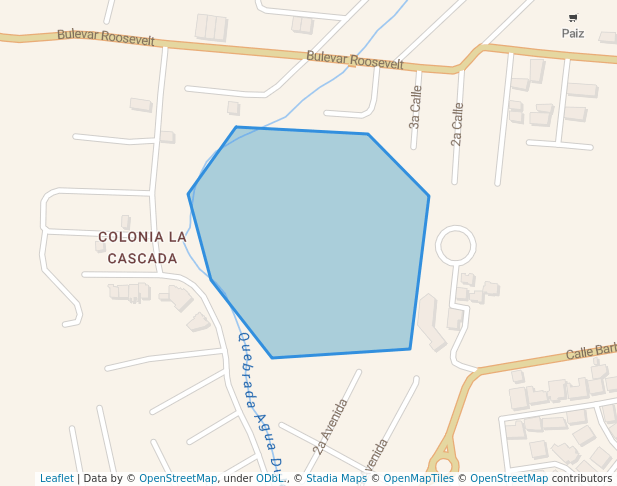 walking in Los Angeles map in Tegucigalpa