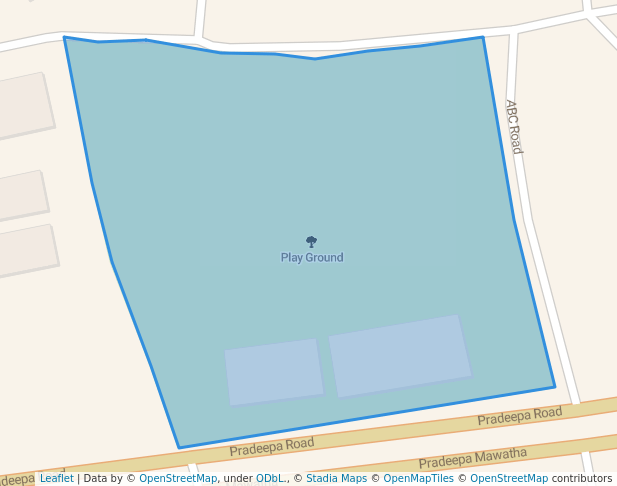 walking in Play Ground map in Colombo