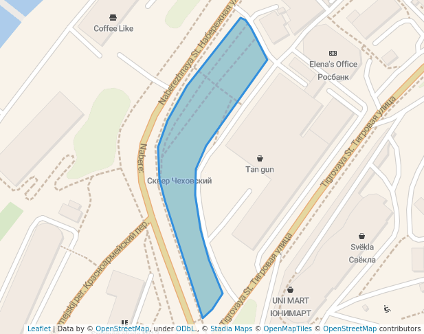 Сквер Чеховский