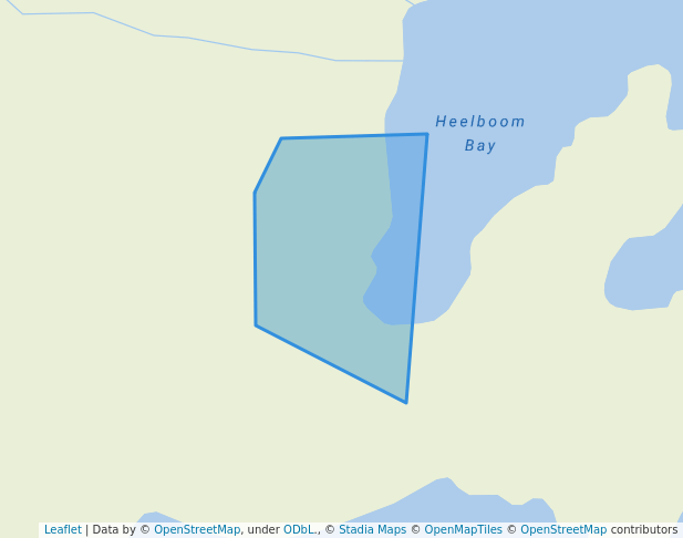 walking in Heelboom Bay Recreation Site map in Tofino