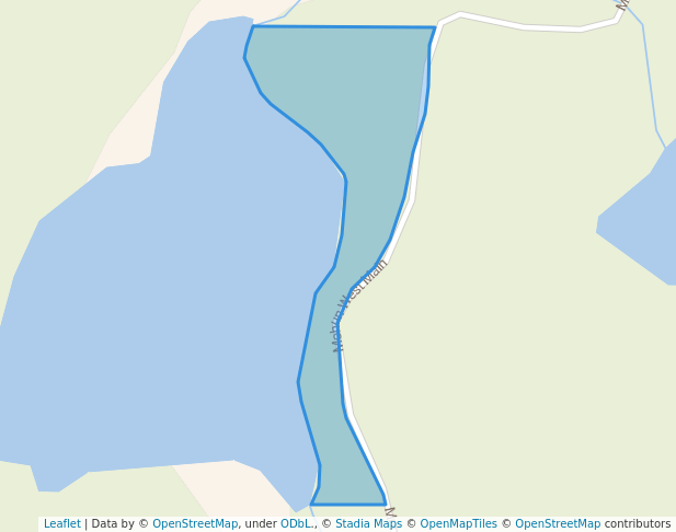 walking in Ormond Lake Recreation Site map in Heriot Bay