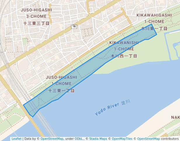 淀川河川公園 十三野草地区