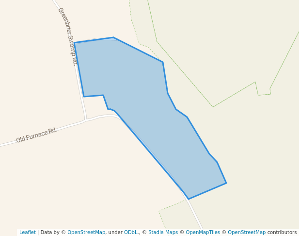walking in Chesapeake Forest - Bethards Complex map in Eden