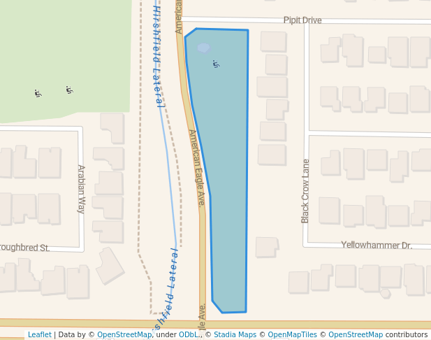 walking in Blenheim Park map in Patterson