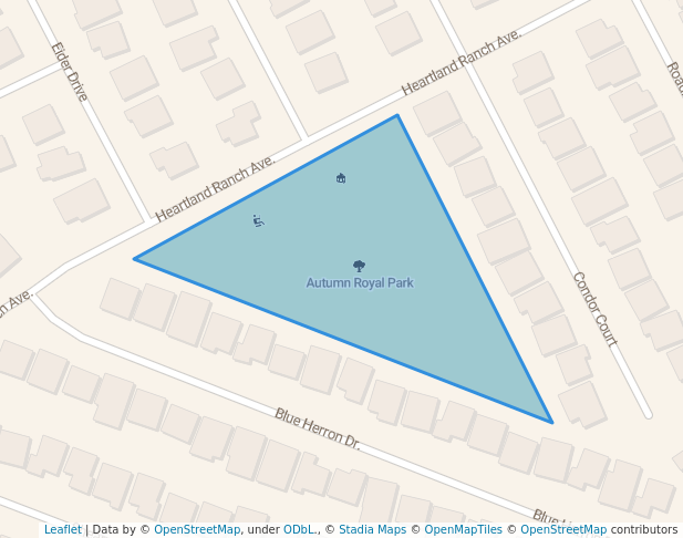 walking in Autumn Royal Park map in Patterson