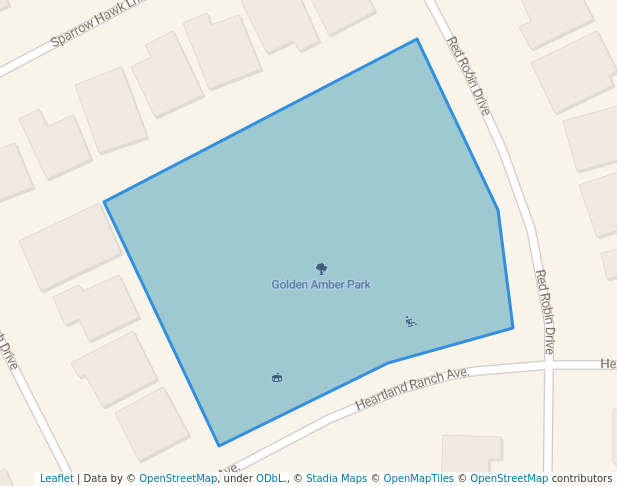 walking in Golden Amber Park map in Patterson