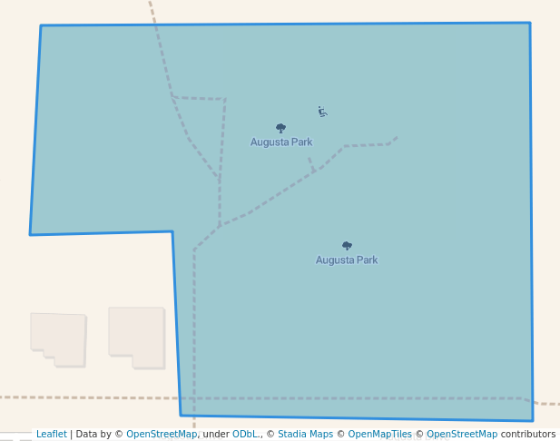 walking in Augusta Park map in Vernon Hills