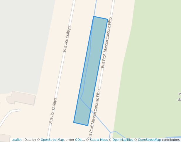 walking in Praça das Árvores map in Florianópolis