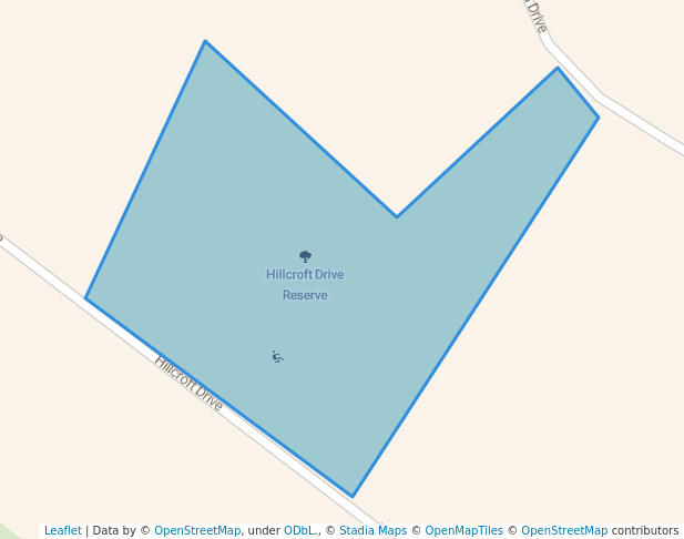 Hillcroft Drive Reserve