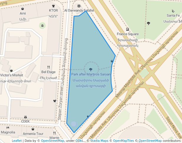 Park after Martiros Saryan