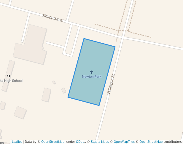 walking in Newton Park map in Yreka