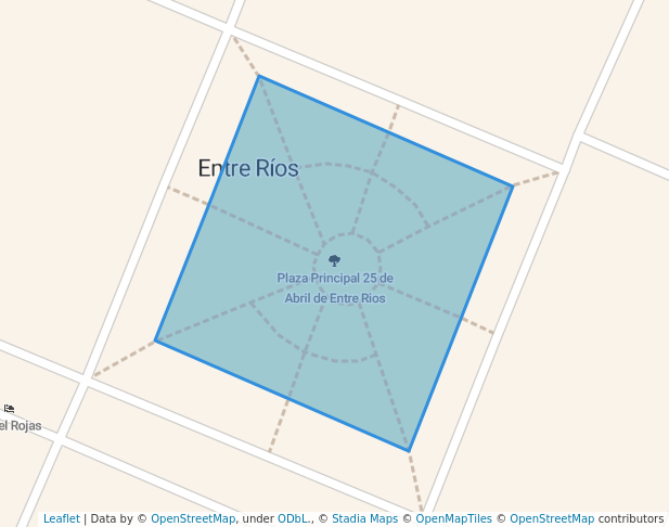 Plaza Principal de Entre Rios in Entre Ríos | Map and Routes