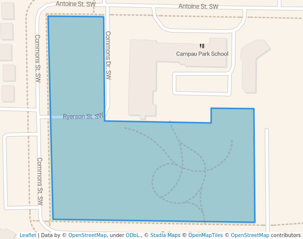 Campau Park in Grand Rapids | Map and Routes