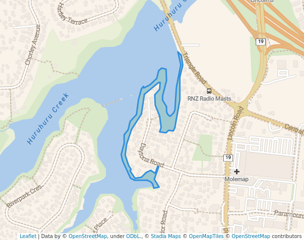 Daytona Strand in Auckland | Map and Routes