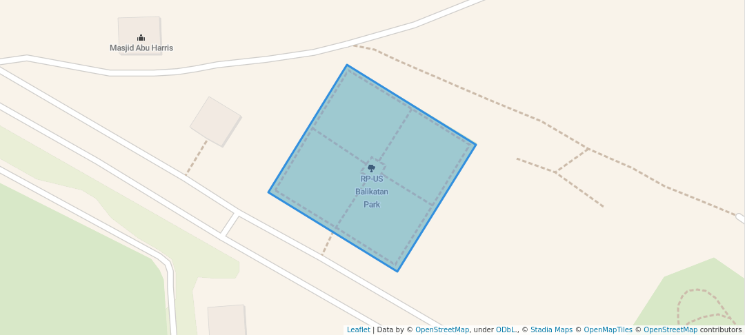 walking in RP-US Balikatan Park map in Jolo