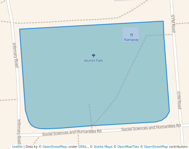 walking in Alumni Park map in General Santos City