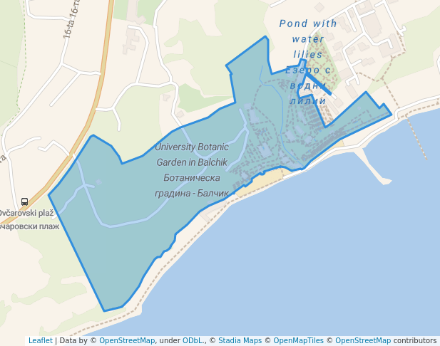 University Botanic Garden in Balchik