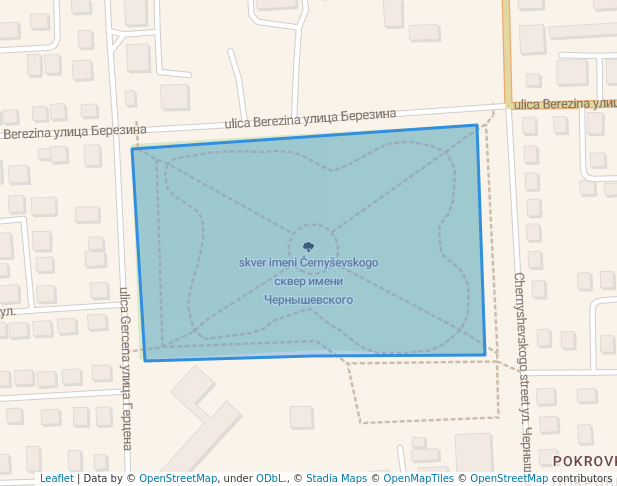 сквер имени Чернышевского