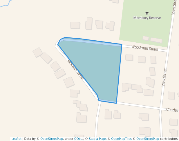 walking in West End Playground map in Castlemaine