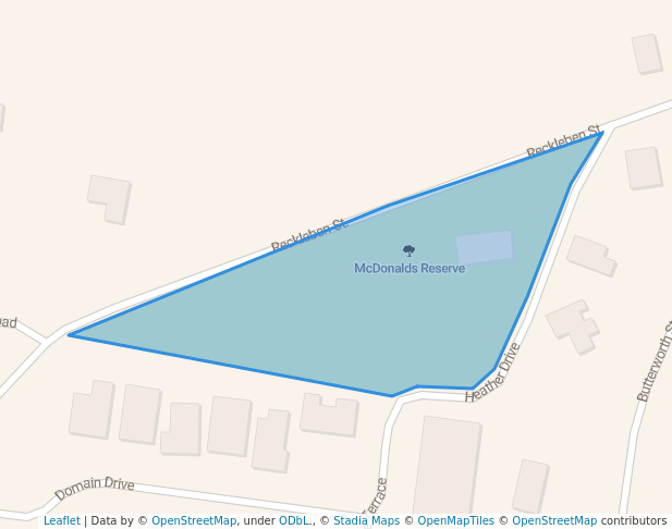 walking in McDonalds Reserve map in Castlemaine
