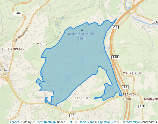 Naherholungsgebiet Scharpenacken