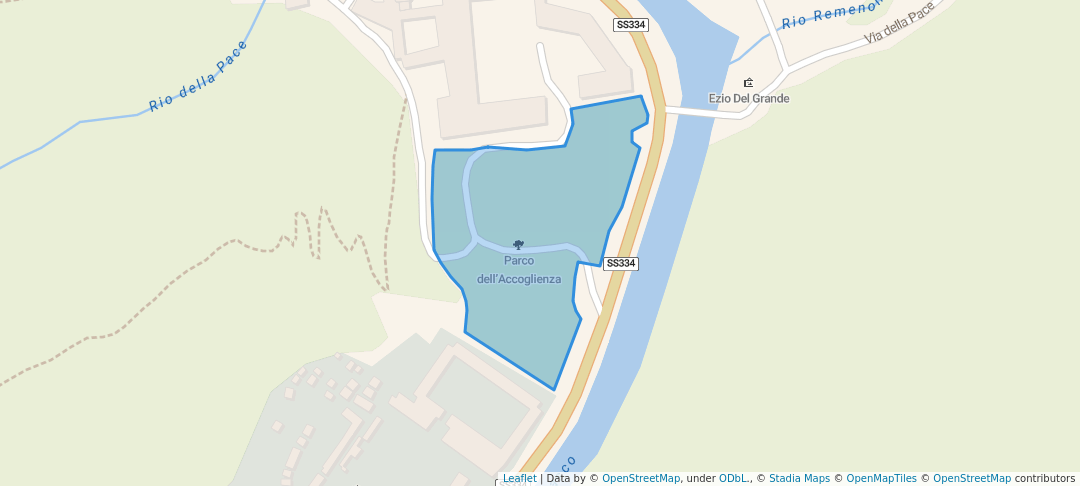 walking in Parco dell’Accoglienza map in Albisola Superiore