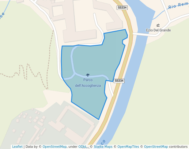 walking in Parco dell’Accoglienza map in Albisola Superiore