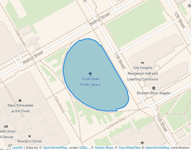 Tivoli Quad Public Space