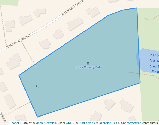 walking in Cross Country Park map in Verona