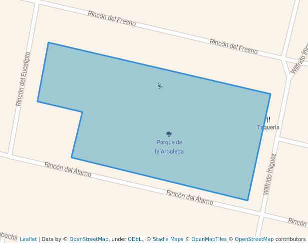 Parque de la Arboleda in Ocotlán | Map and Routes