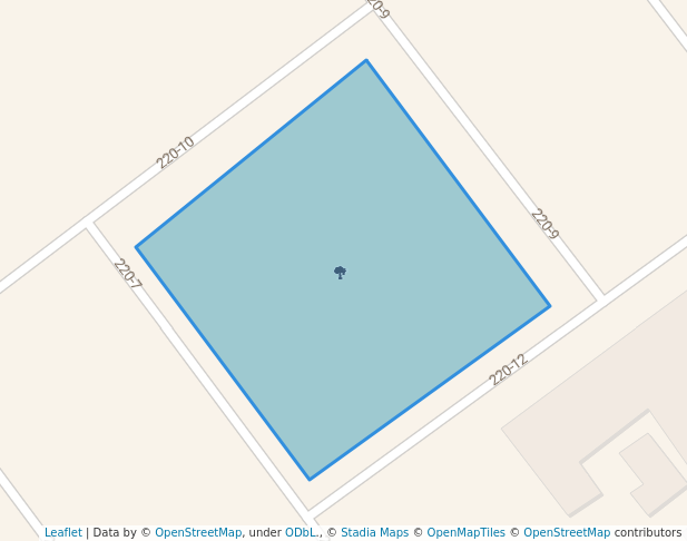 walking in park map in Sulaymaniyah