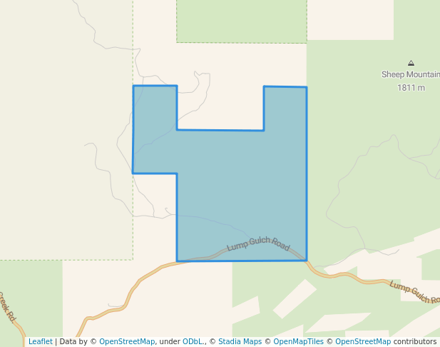 walking in State of Montana map in Clancy