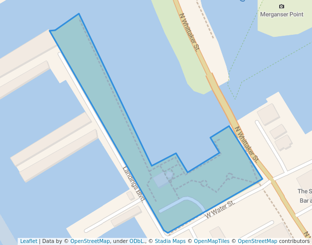 walking in New Buffalo Marina Park map in New Buffalo