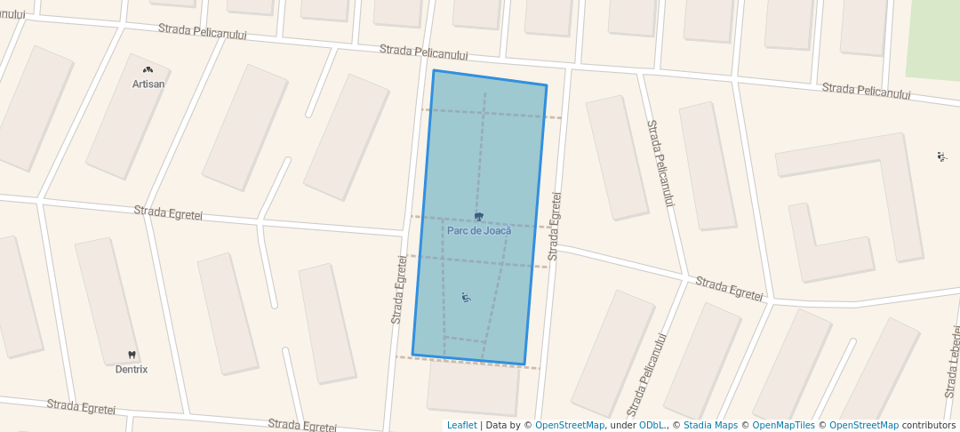 walking in Parc de Joacă map in Brașov