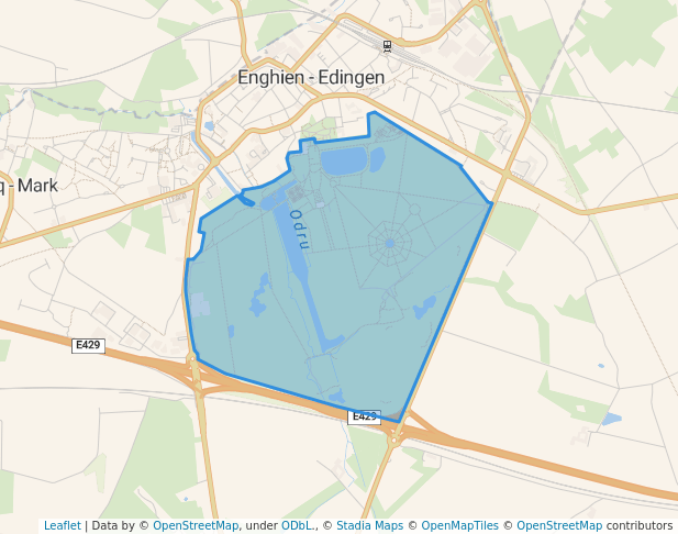 Parc d'Enghien - Park van Edingen