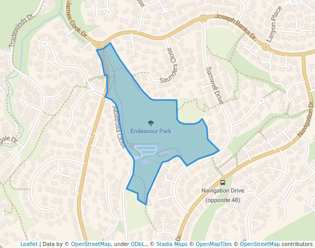 walking in Endeavour Park map in Porirua