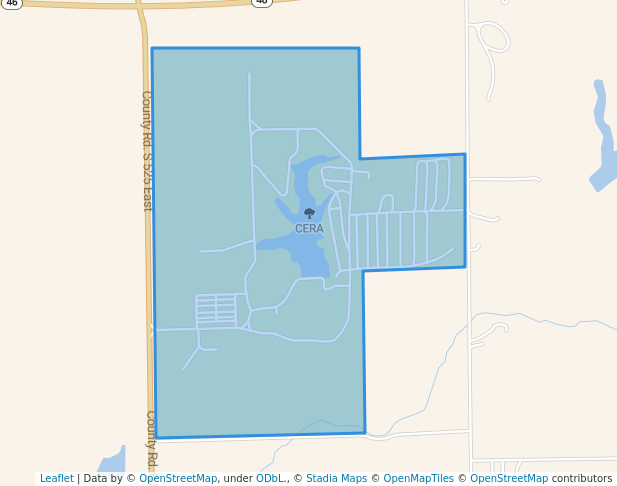 walking in CERA map in Columbus