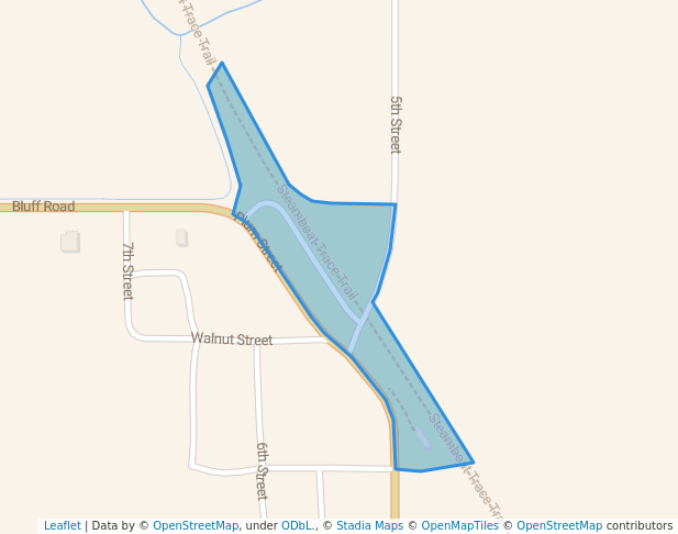 Steamboat Trace Trail Peru Depot Trailhead