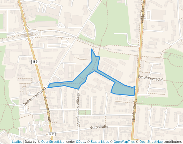 walking in Toni-Steingass-Park map in Köln