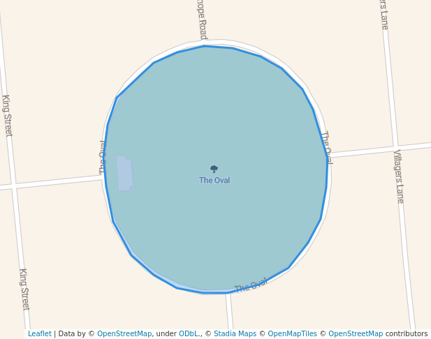 walking in The Oval map in Centurion