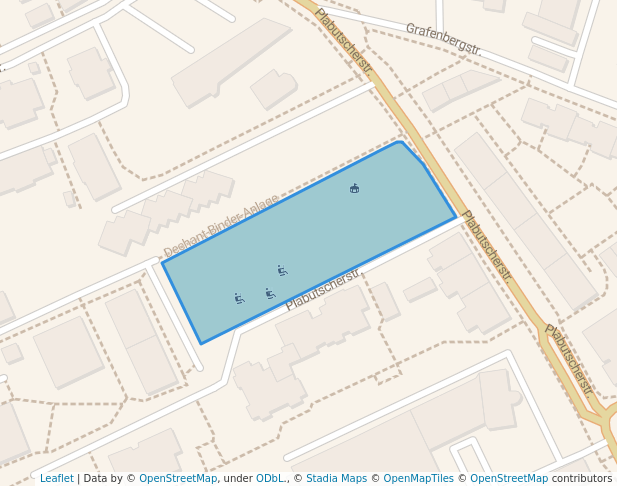 walking in Dechant-Binder-Anlage map in Graz