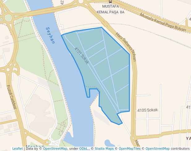 walking in Orman İşleri Fidanlığı map in Adana